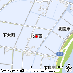 徳島県徳島市雑賀町北開西周辺の地図