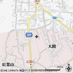 徳島県徳島市大谷町大開32周辺の地図