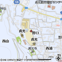 徳島県つるぎ町（美馬郡）貞光（野口）周辺の地図