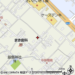 愛媛県今治市中寺308周辺の地図