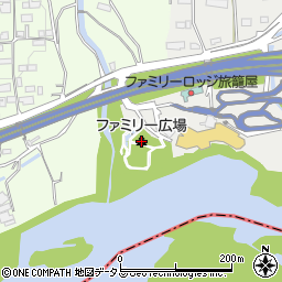 ファミリー広場周辺の地図