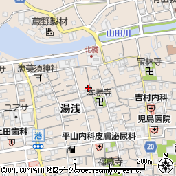 和歌山県有田郡湯浅町湯浅428周辺の地図