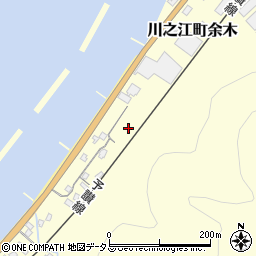 愛媛県四国中央市川之江町余木周辺の地図