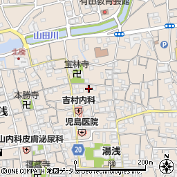 和歌山県有田郡湯浅町湯浅740周辺の地図