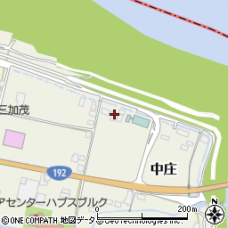 徳島県三好郡東みよし町中庄841周辺の地図