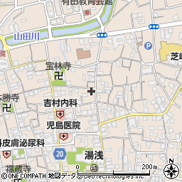 和歌山県有田郡湯浅町湯浅747-1周辺の地図