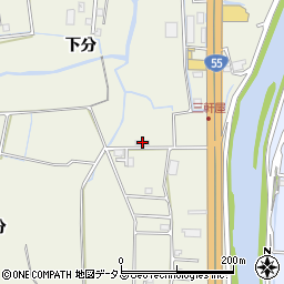 徳島県徳島市三軒屋町下分44周辺の地図