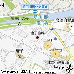 株式会社丸山タオル　第二工場周辺の地図