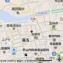 和歌山県有田郡湯浅町湯浅427周辺の地図