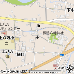 徳島県徳島市上八万町樋口26周辺の地図