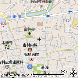 和歌山県有田郡湯浅町湯浅745周辺の地図