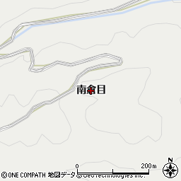 徳島県神山町（名西郡）阿野（南倉目）周辺の地図