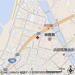 菊間郵便局 ＡＴＭ周辺の地図