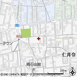 山口県防府市仁井令晒石787周辺の地図