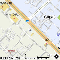 愛媛県今治市中寺264周辺の地図