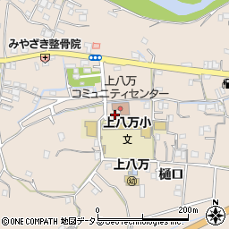 徳島県徳島市上八万町樋口61周辺の地図