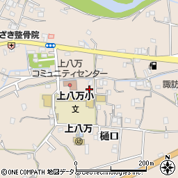 徳島県徳島市上八万町樋口63周辺の地図
