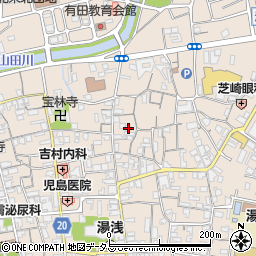 和歌山県有田郡湯浅町湯浅886周辺の地図