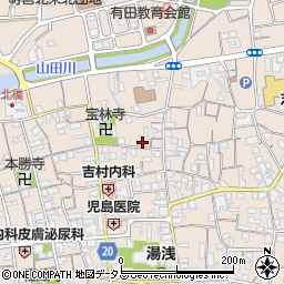 和歌山県有田郡湯浅町湯浅727周辺の地図