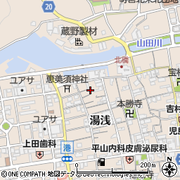 和歌山県有田郡湯浅町湯浅191周辺の地図