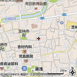 和歌山県有田郡湯浅町湯浅725周辺の地図