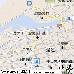 和歌山県有田郡湯浅町湯浅64周辺の地図