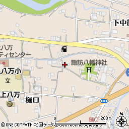 徳島県徳島市上八万町樋口24周辺の地図