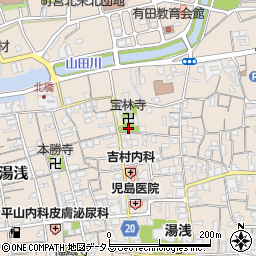 和歌山県有田郡湯浅町湯浅734周辺の地図