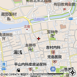 和歌山県有田郡湯浅町湯浅561周辺の地図