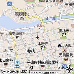 和歌山県有田郡湯浅町湯浅419周辺の地図