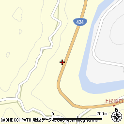 和歌山県有田郡有田川町修理川417周辺の地図
