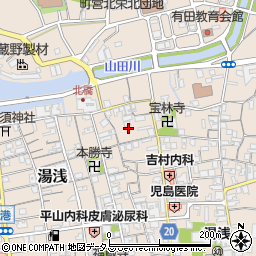 和歌山県有田郡湯浅町湯浅558周辺の地図