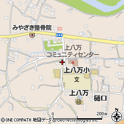 徳島県徳島市上八万町樋口65周辺の地図