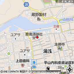 和歌山県有田郡湯浅町湯浅61周辺の地図