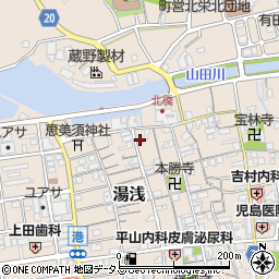 和歌山県有田郡湯浅町湯浅412周辺の地図