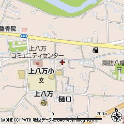 徳島県徳島市上八万町樋口46周辺の地図