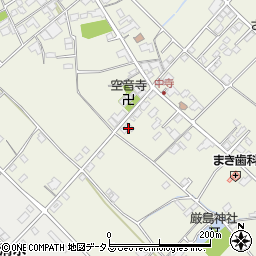 愛媛県今治市中寺366周辺の地図