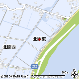 徳島県徳島市雑賀町北開東周辺の地図
