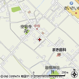 愛媛県今治市中寺359周辺の地図