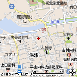 和歌山県有田郡湯浅町湯浅50周辺の地図