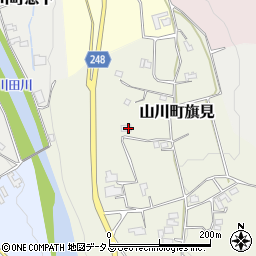 徳島県吉野川市山川町旗見111周辺の地図