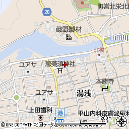 和歌山県有田郡湯浅町湯浅2周辺の地図