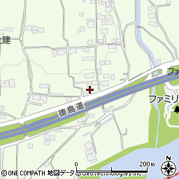 徳島県三好郡東みよし町昼間384周辺の地図