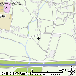 徳島県三好郡東みよし町昼間1432周辺の地図