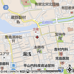 和歌山県有田郡湯浅町湯浅416周辺の地図
