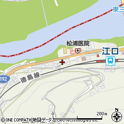 徳島県三好郡東みよし町中庄34周辺の地図