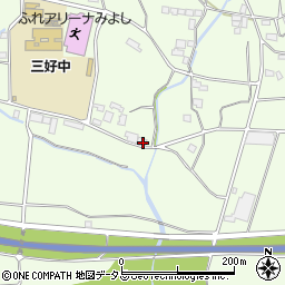 徳島県三好郡東みよし町昼間1705周辺の地図