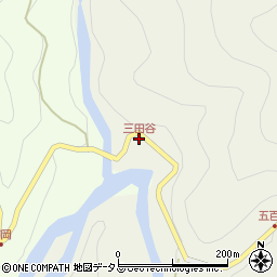 三田谷周辺の地図