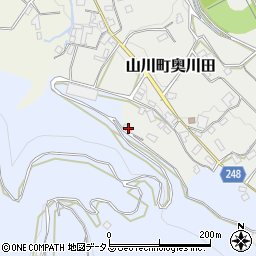 徳島県吉野川市山川町奥川田218周辺の地図