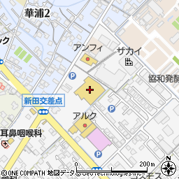ＤＣＭ三田尻店周辺の地図